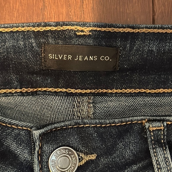 Silver Jeans Blue denim slim Boot Cut Denim waist 29 length 33 never worn - Picture 2 of 9